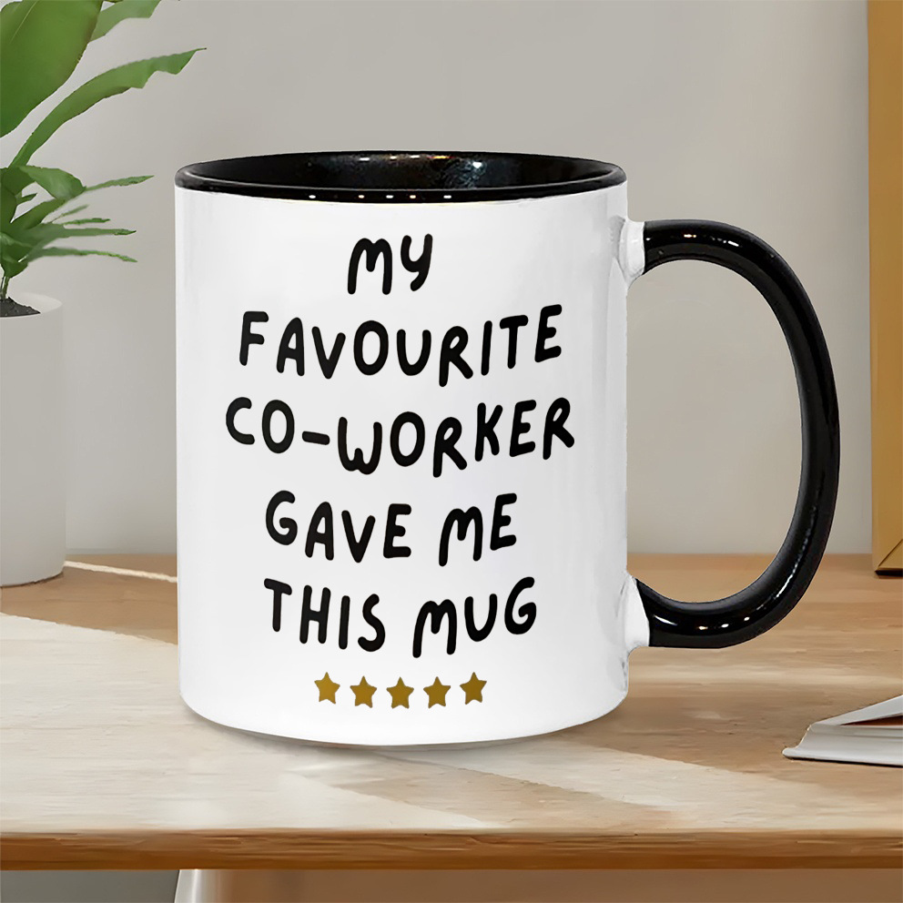 Coffee Tea And Me - Забавная кружка в подарок коллеге с