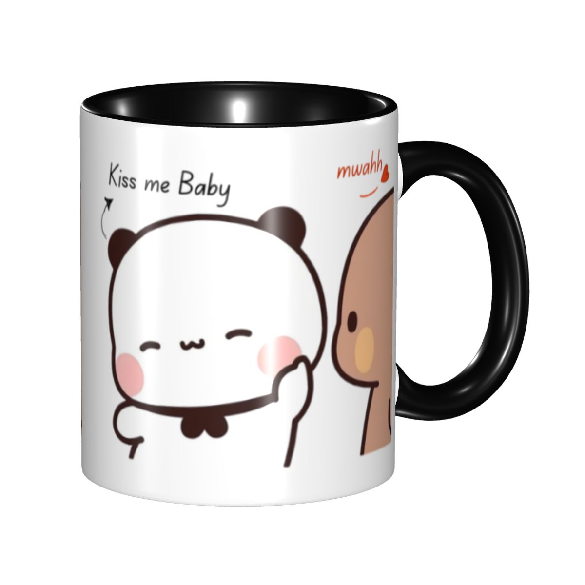 Coffee Tea And Me - Персонализированная кофейная кружка Kiss Me Baby