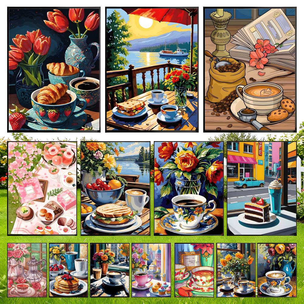 Coffee Tea Poster - Дизайн чашки для чая/кофе в стиле