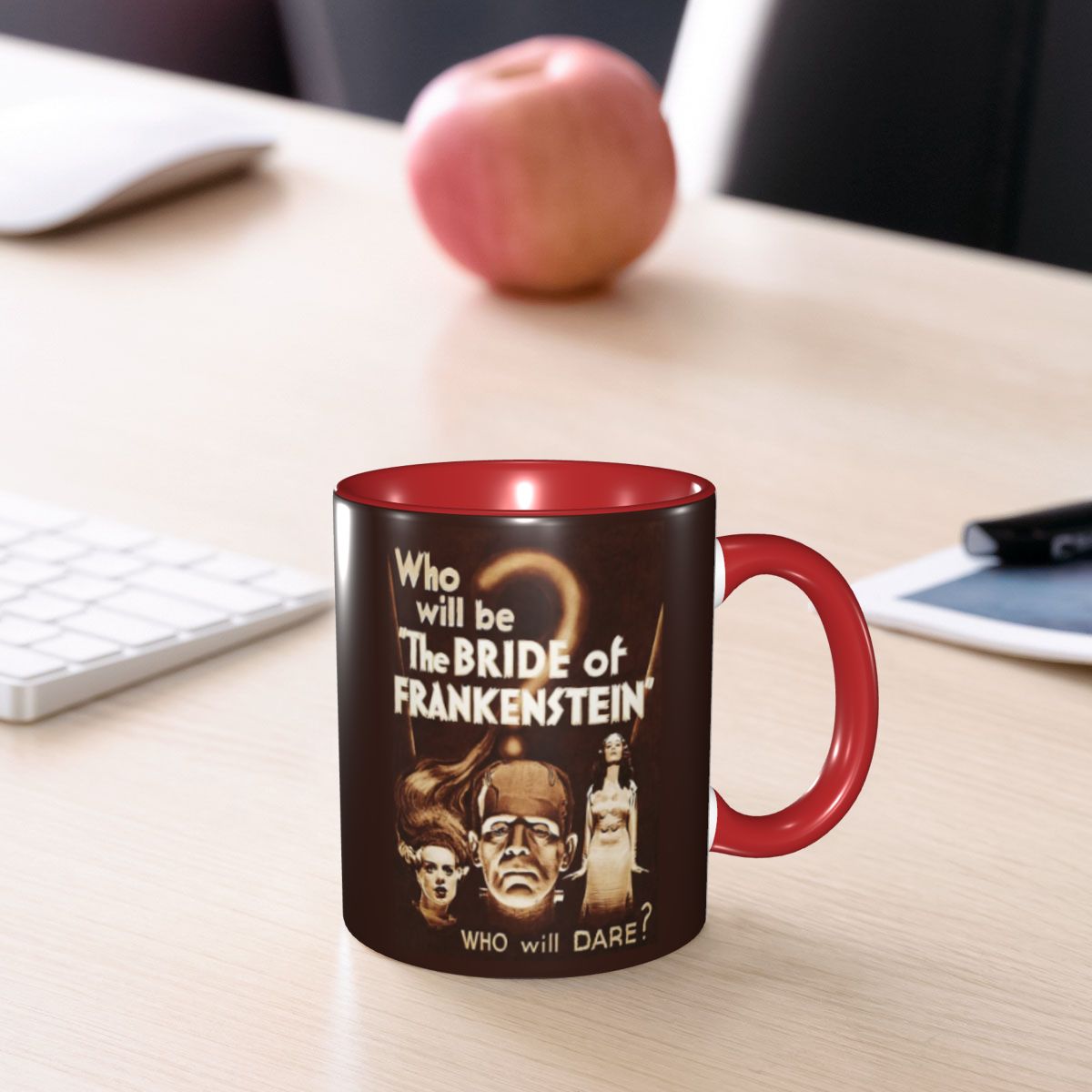 Coffee Tea Poster - Кружка с изображением невесты Франкенштейна, забавная