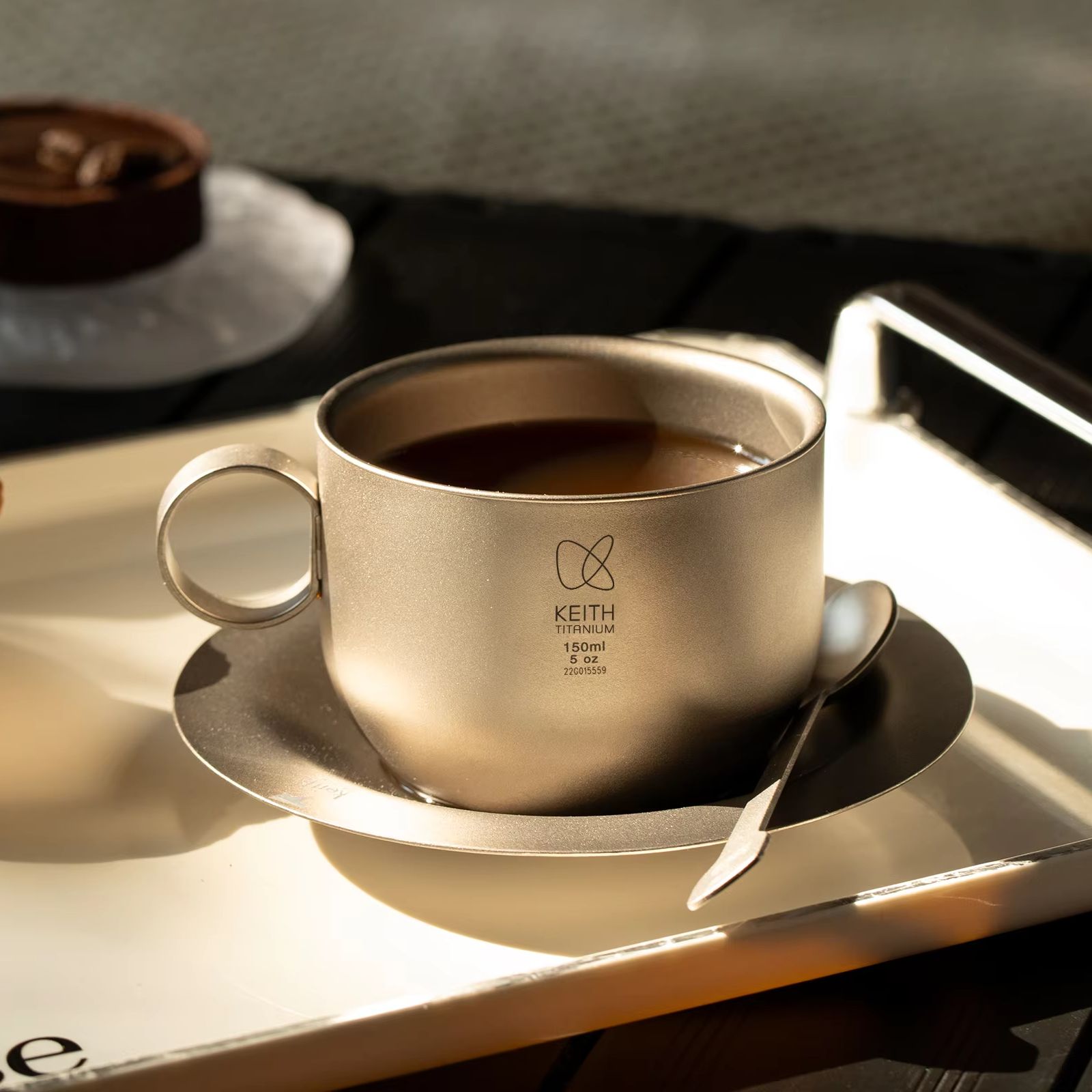 Espresso Cup Saucer - Набор кофейных кружек KEITH из чистого