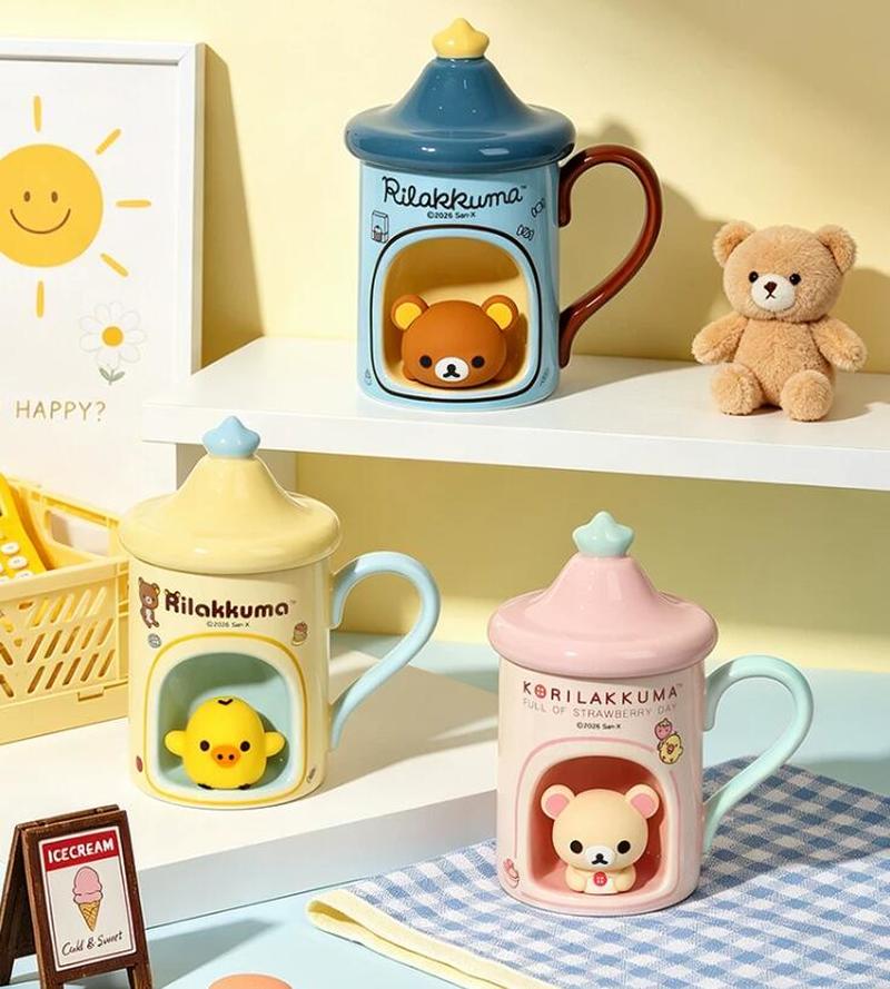 Coffee Y Tea - В наличии кружка с крышкой, милый