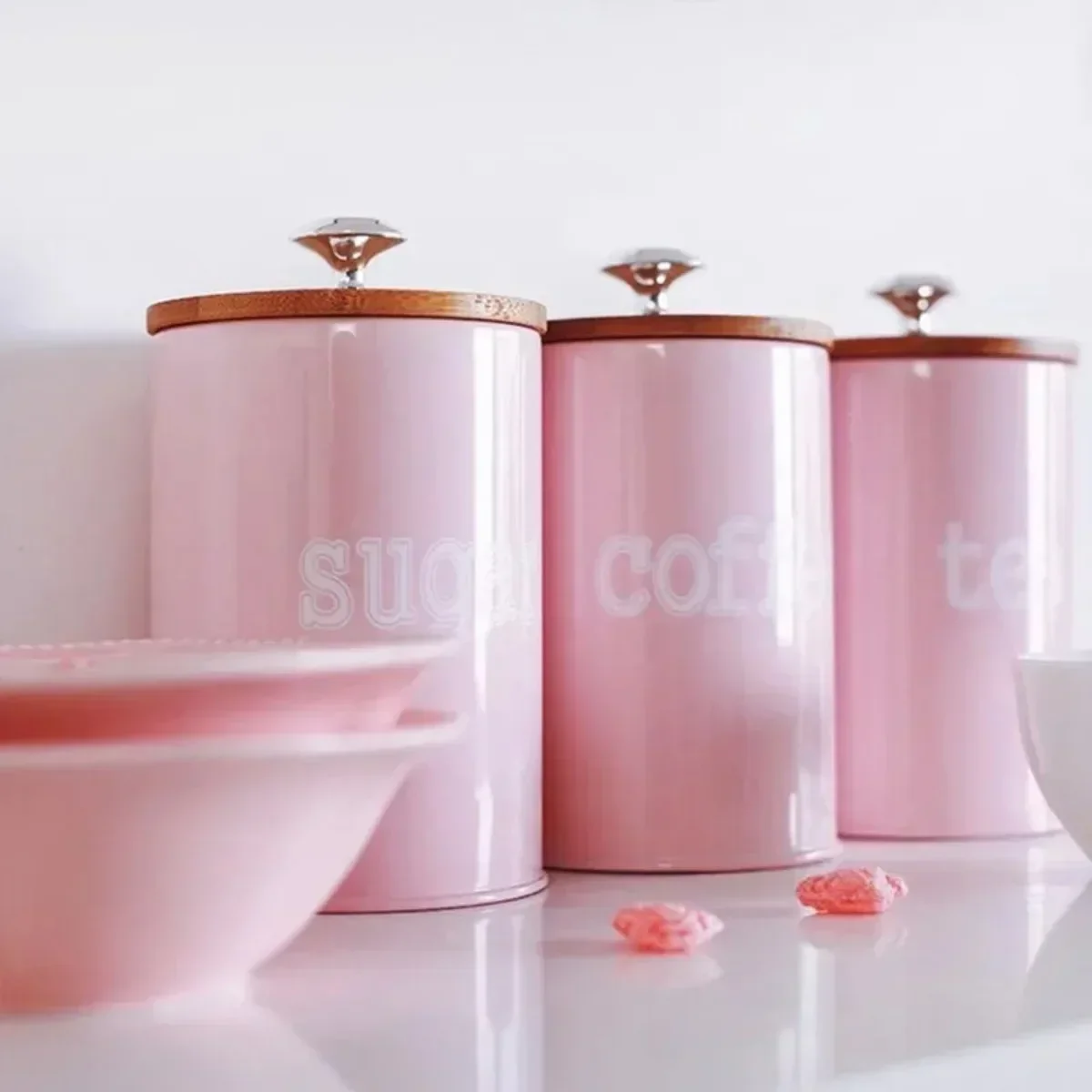 Coffee Tea Jar Set - 3 шт./компл., банка для хранения специй,