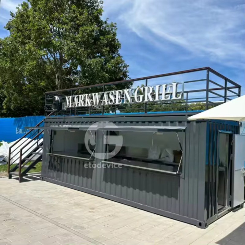Coffee Tea Kiosk - Недорогой перерабатываемый стальной контейнерный киоск, сборный