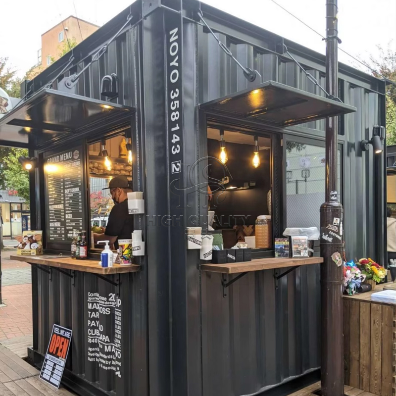 Роскошный контейнерный дом из  – обзор и цена Coffee Tea Kiosk
