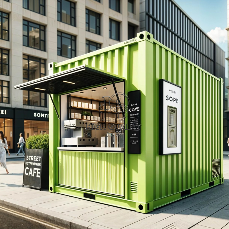 Роскошный контейнерный дом из  – обзор и цена Coffee Tea Kiosk