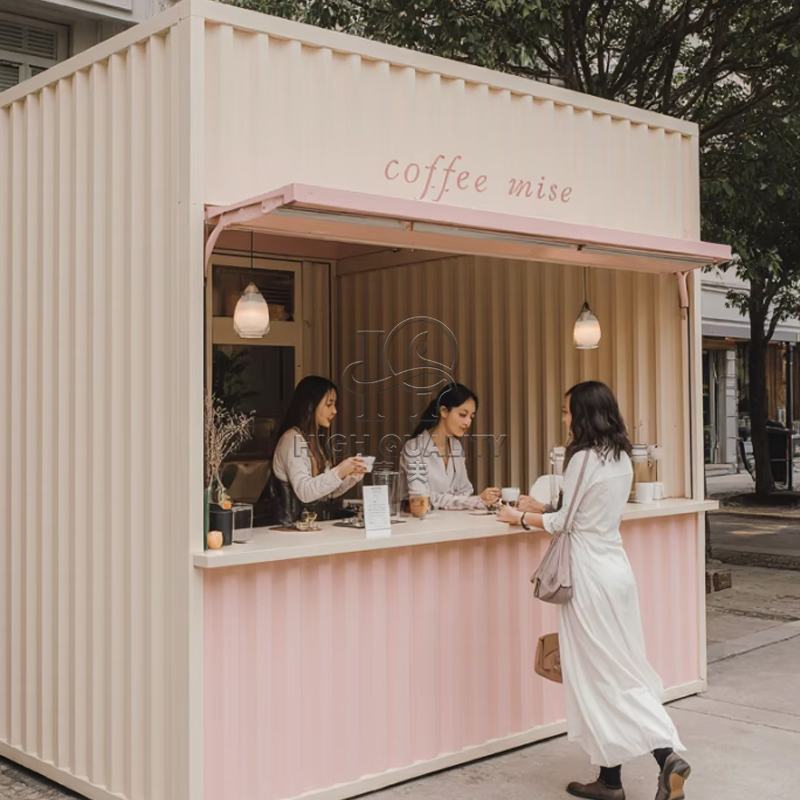 Роскошный контейнерный дом из  – обзор и цена Coffee Tea Kiosk