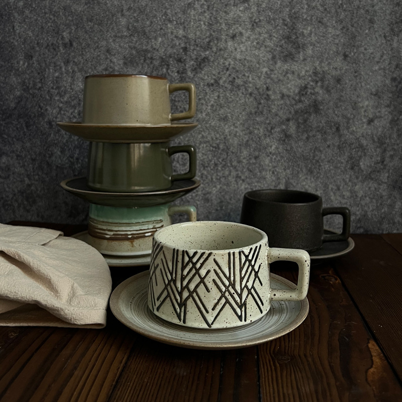 Набор кофейных чашек и блюдец  – обзор и цена Espresso Cup Saucer