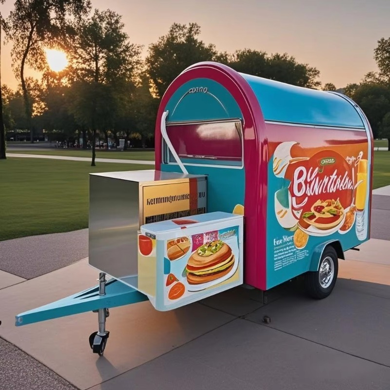 Уличный передвижной киоск-фург – обзор и цена Coffee Tea Kiosk