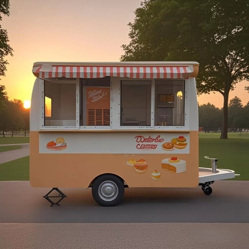Уличный передвижной киоск-фург – обзор и цена Coffee Tea Kiosk