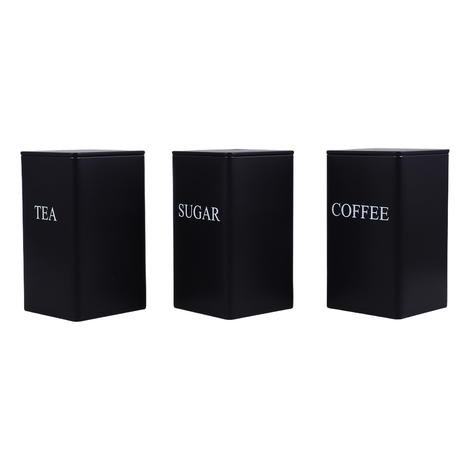 Набор из 3 металлических конте – обзор и цена Coffee Tea Jar Set