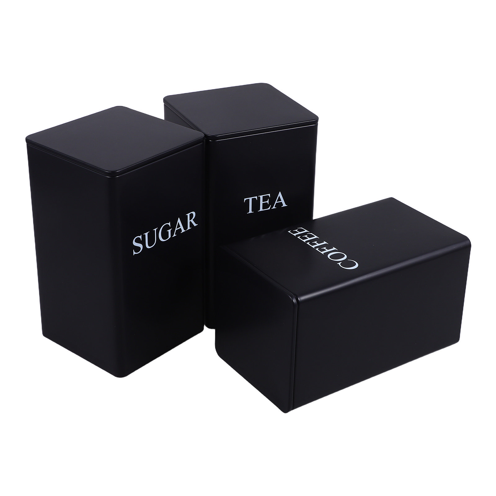 Набор из 3 металлических конте – обзор и цена Coffee Tea Jar Set