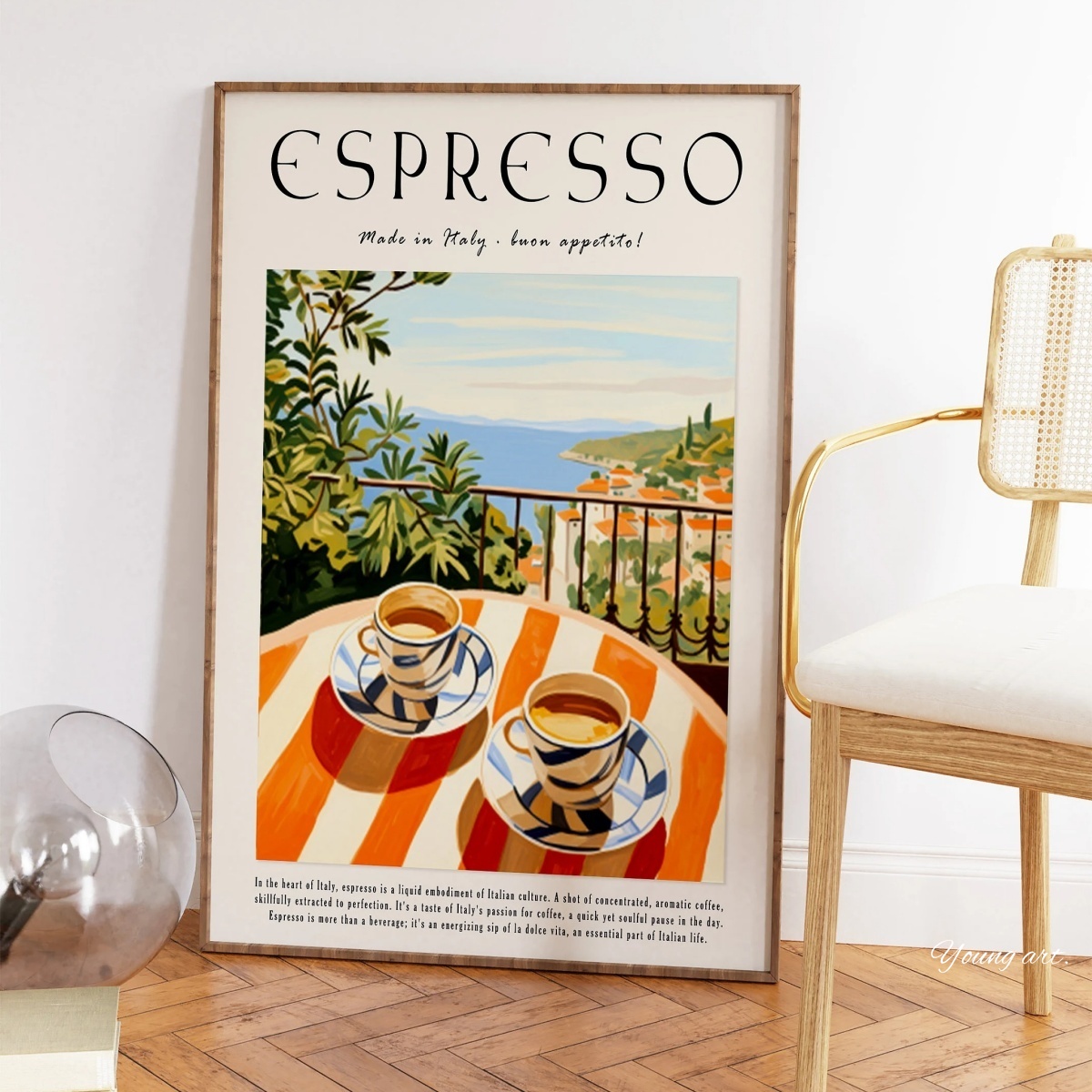 Постер на холсте с изображение – обзор и цена Coffee Tea Poster