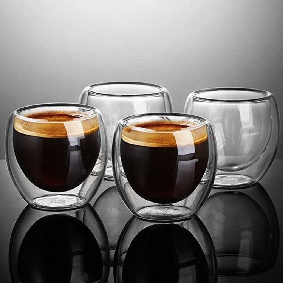 Стеклянные кофейные кружки с д – обзор и цена Coffee Tea Mix