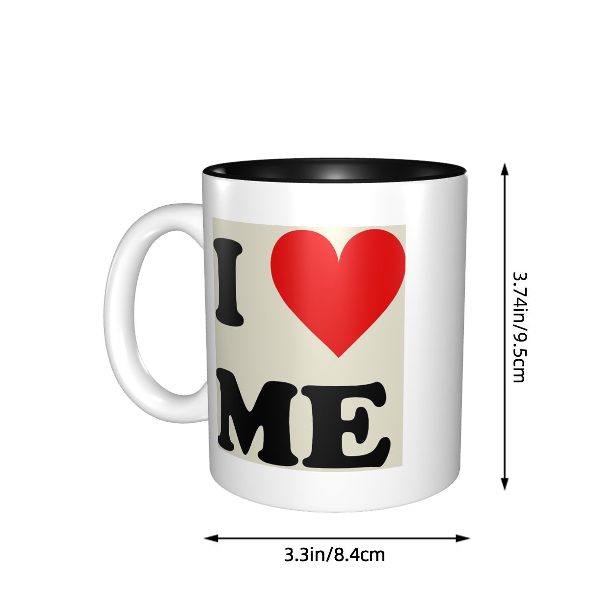 Кружка с сердечками I Love Me, – обзор и цена Coffee Tea And Me