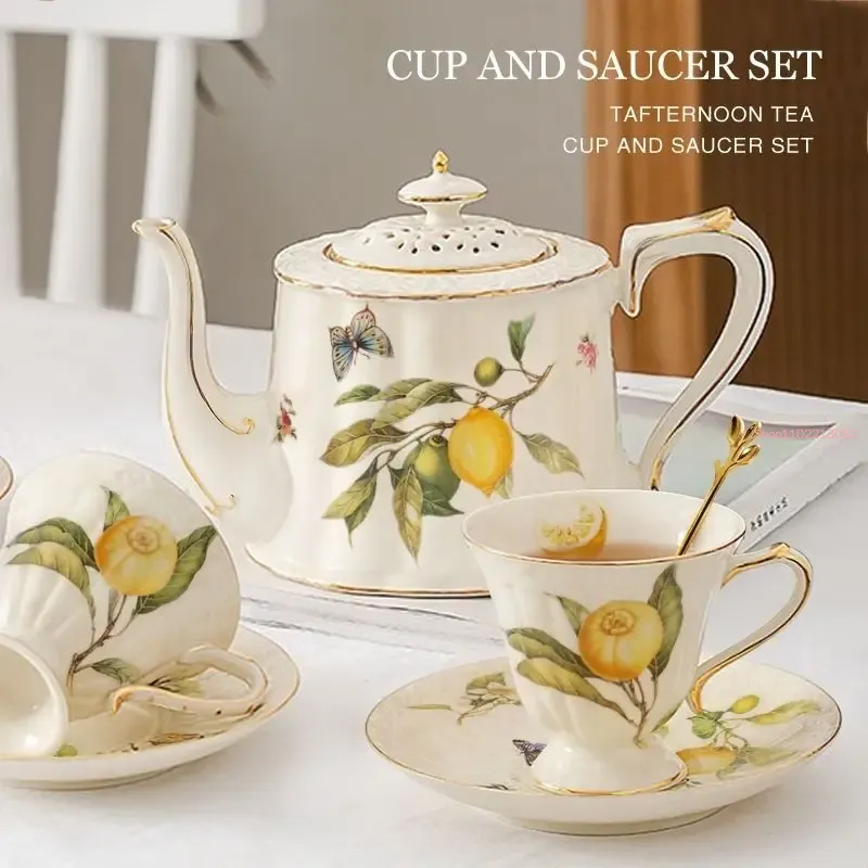Лимонная чашка, чайник, чашки  – обзор и цена Espresso Cup Saucer