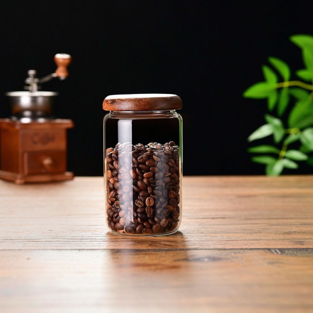 Декоративная стеклянная банка  – обзор и цена Coffee Tea Jar Set