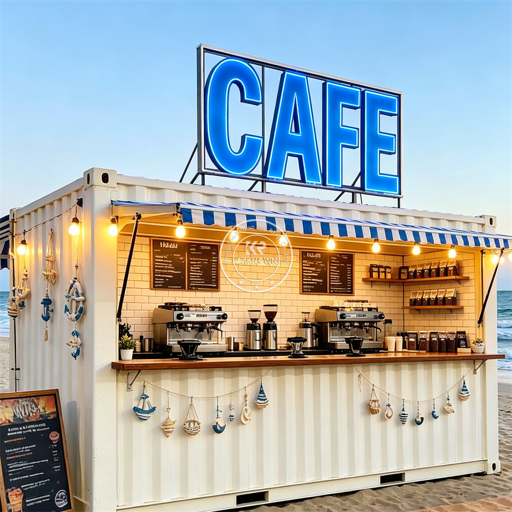 Мобильный уличный контейнер-фу – обзор и цена Coffee Tea Kiosk