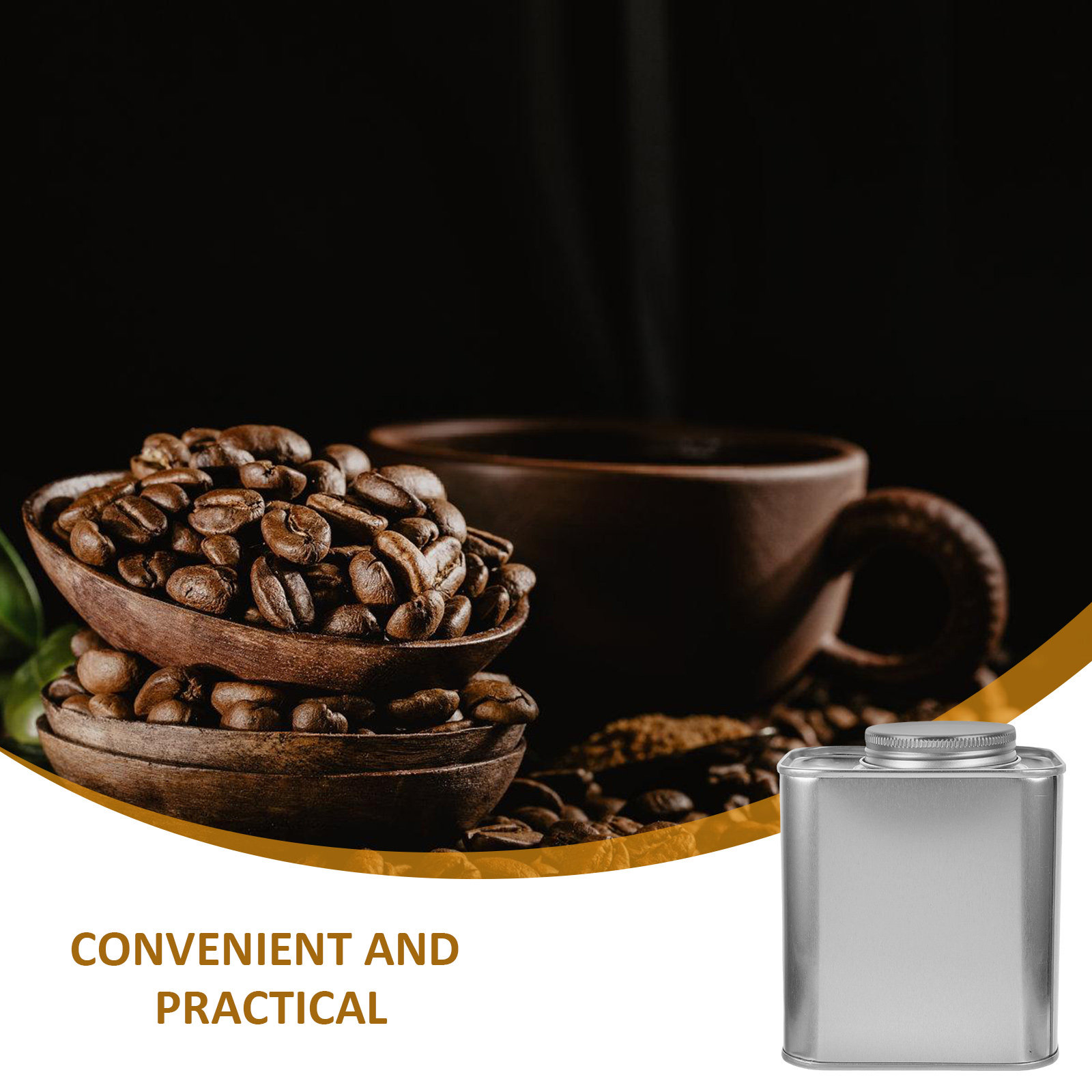 Набор из 4 герметичных жестяны – обзор и цена Coffee Tea Jar Set
