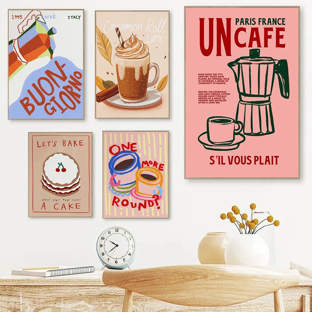 Кофейня Послеобеденный чай Кру – обзор и цена Coffee Tea Poster