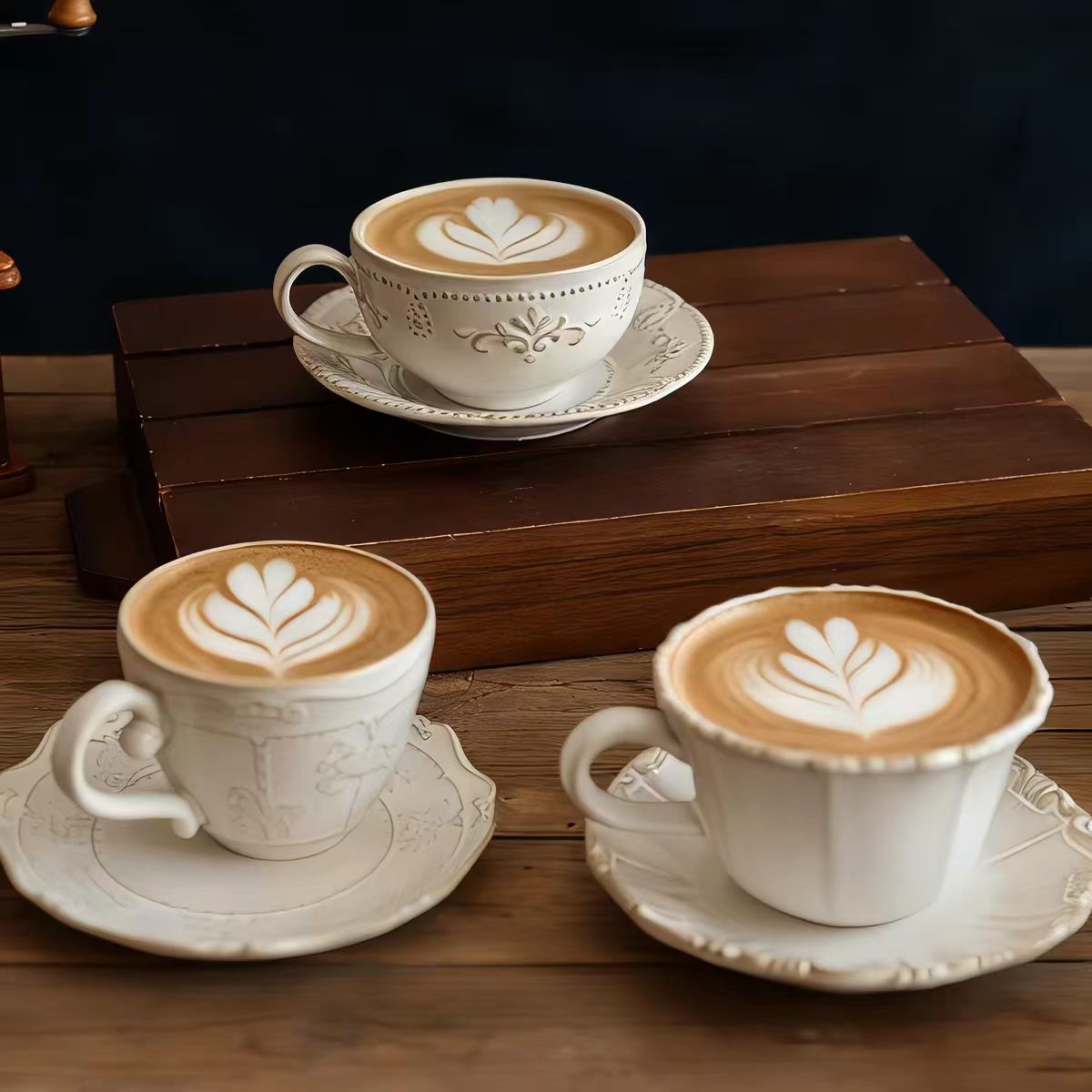 Набор чашек и посуды с француз – обзор и цена Espresso Cup Saucer