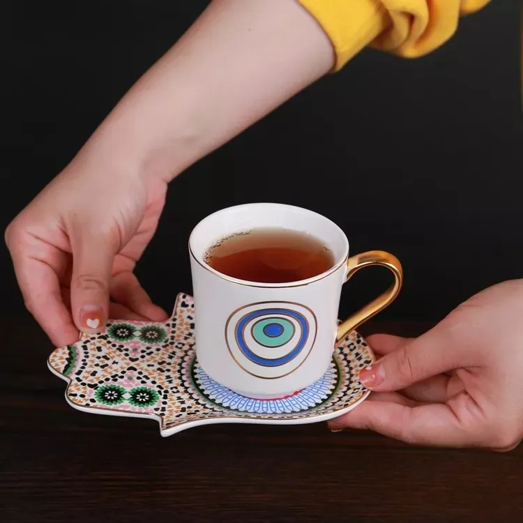 Креативная керамическая чашка  – обзор и цена Espresso Cup Saucer