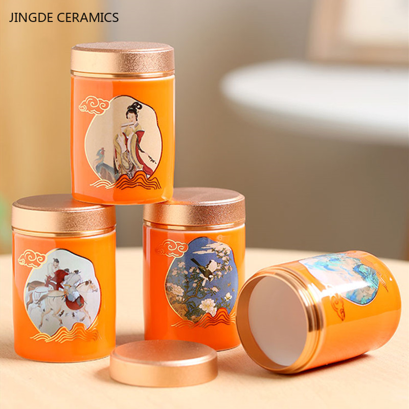 1 шт., китайский портативный д – обзор и цена Coffee Tea Jar Set