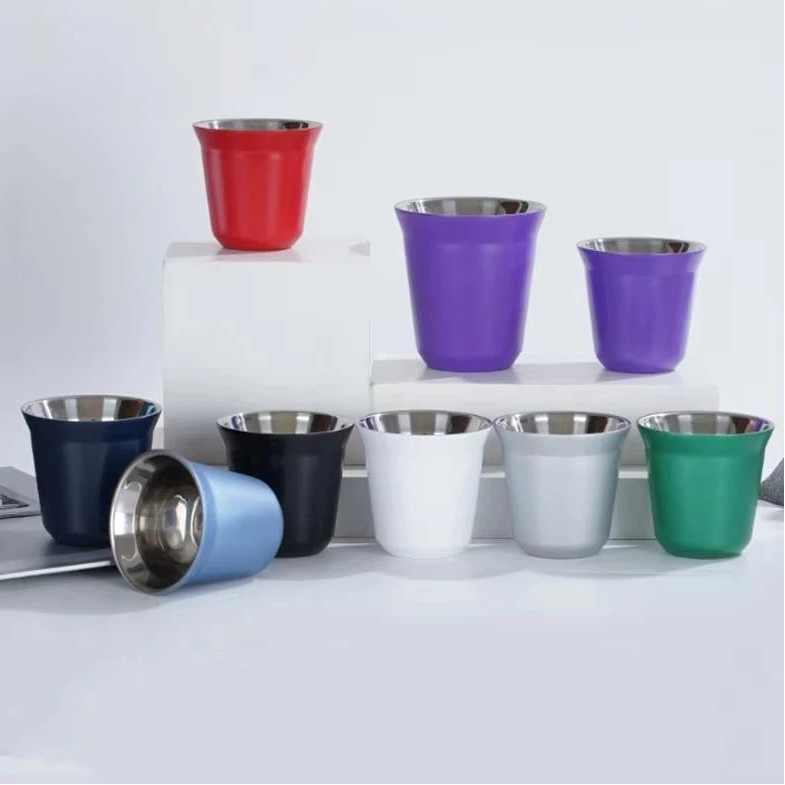 Кружка для кофе из нержавеющей – обзор и цена Espresso Cup Saucer
