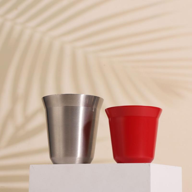 Кружка для кофе из нержавеющей – обзор и цена Espresso Cup Saucer