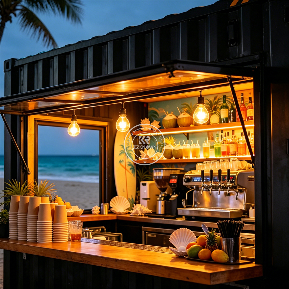 Мобильный контейнерный бар-маг – обзор и цена Coffee Tea Kiosk