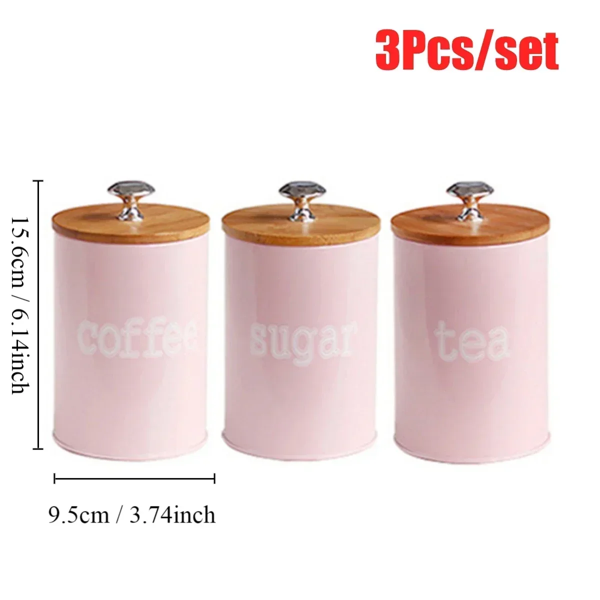 3 шт./компл., банка для хранен – обзор и цена Coffee Tea Jar Set